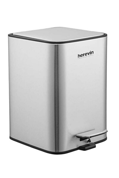 Herevin 5 Lt Paslanmaz Çelik Çöp Kovası