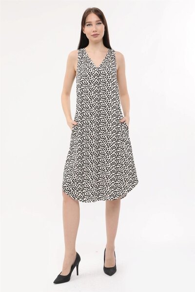 HomeStore V Yaka Elbise