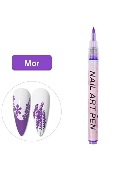 gaman Nail Art 0.7mm Tırnak Boyama Kalemi - Tırnak Desen Çizme Kalemi Çabuk K...