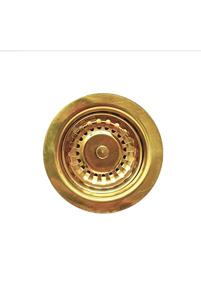 İSAOĞLU YAPI Gold Mutfak Gideri Gold Evye Sifonu Çöp Toplama Özellikli Süzgeç