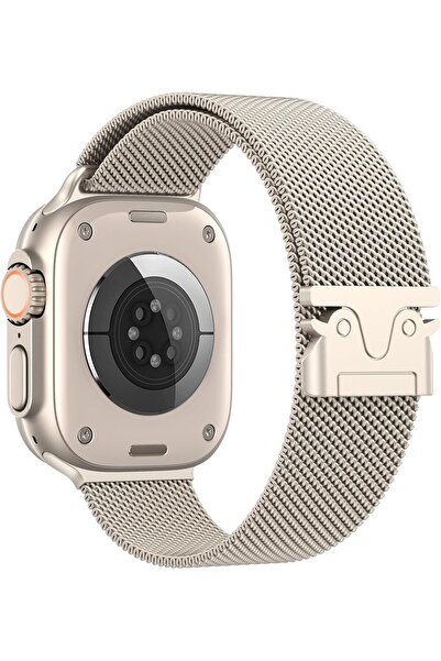 bbtech Apple Watch 42/44/45/46/49MM Ultra3-2/11/10/9/8/7/SE3-2 Kalın Örgü Par...