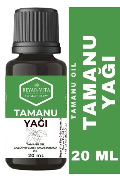 BEYARVİTA Tamanu Yağı – 20 ml – Soğuk Sıkım – Beyarvita – Doğal Içerikli