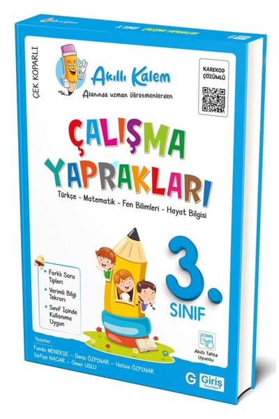 Özgün Yayınları 3. Sınıf Akıllı Kalem Çalışma Yaprakları GİRİŞ Yayınları