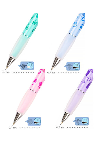 Serve Deep Tatlı Seri 07 Uçlu Kalem Set3 4 Adet