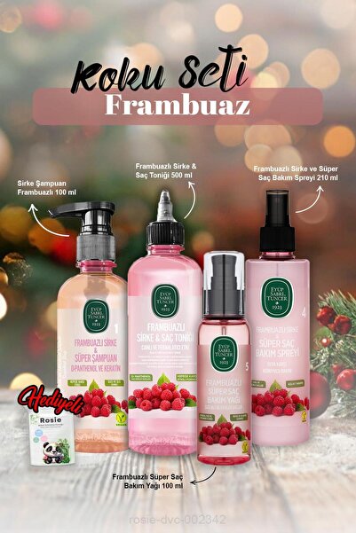 Eyüp Sabri Tuncer Şampuan ve Bakım Yağı 100 ml, Sprey 210 ml, Tonik 500 ml Fr...