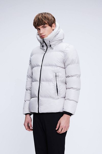 Hatemoğlu Παλτό με κουκούλα Stone Dynamic Fit Judge Collar