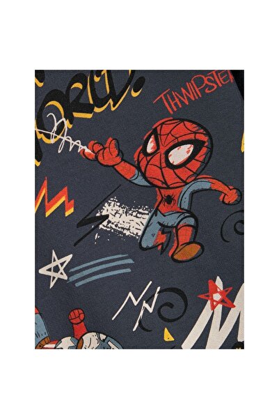 name ıt Name It Marvel Антрацит Світшот для хлопчиків з бавовни 13221166