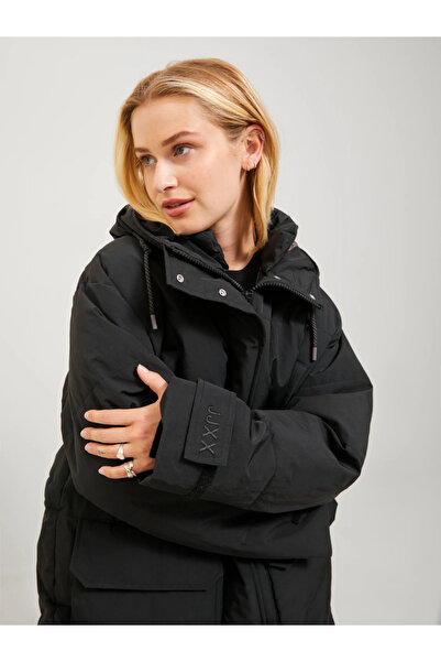 Jack & Jones Jack&jones Hooded Relaxed Cut Black Women's Parka12236481