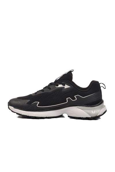 Pierre Cardin Black-White Textile Men's Sneakers Pci-11054 m