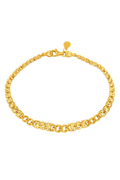 Bilezikci Gurmet Yaşam Çiçeği Altın Bileklik 22 Ayar