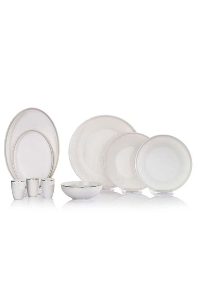 COOKCASE طقم عشاء عادل جولد 2 طبق حلوى 19 سم