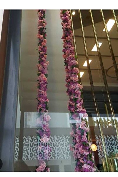 YAPAY ÇİÇEK DERYASI Yapay Kiraz Çiçeği Sakura PEMBE Salıncak Süsleme Vitrin Dekoru