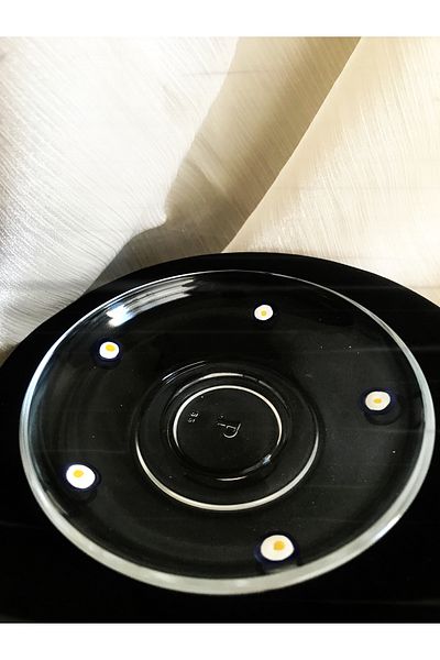 DECOSTYLE 6-Piece Evil Eye Handcrafted Tea Plate