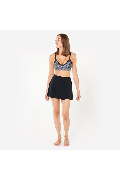 Decathlon Fusta de baie Nabaiji pentru femei - Negru - Lola