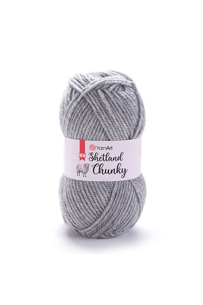 Yarnart Shetland Chunky - Πλεκτό Χέρι Νήμα Ανοιχτό Γκρι-629