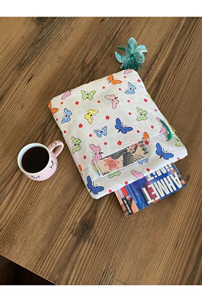 Handmade حافظة كمبيوتر لوحي بنمط الفراشة، حافظة كتب، حقيبة متعددة الأغراض، غل...