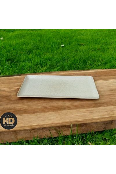 Kütahya Porselen Chicken World 35 X 15 Rectangular Boat Serving Presentation Plate