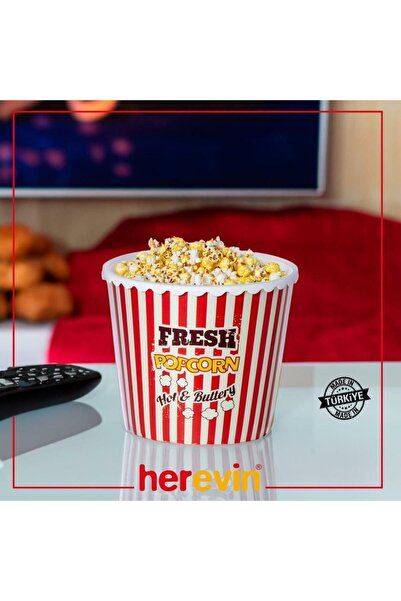 Herevin Desenli Mısır Ve Cips Kovası 2,3 Litre - Gol 161468-004