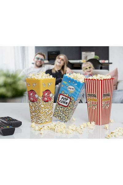Herevin Double Pattern Popcorn Box-Red
