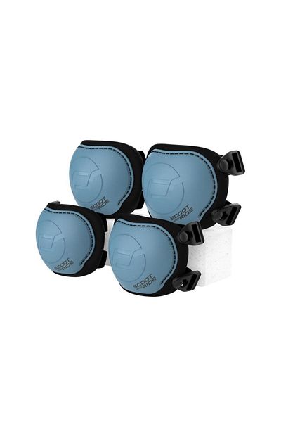 SCOOT AND RIDE Petrol Blue Xxs-S Scooter Protective Set - Knee Pad and Elbow Brace 230925 -00015