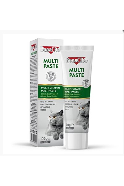 BonaCibo Multi Paste Yetişkin Kediler için Multivitamin Malt Macun 1 Adet