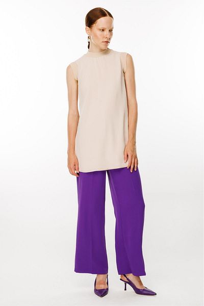 Ghisa Sleeveless Chiffon Tunic
