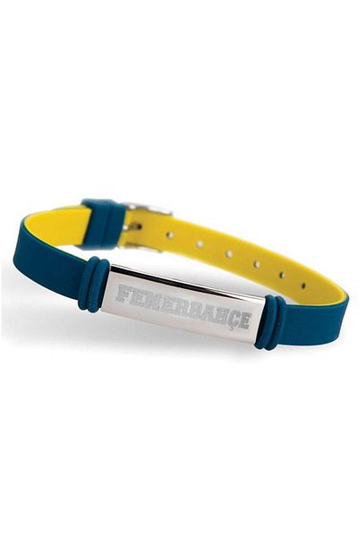 Fenerbahçe Original Licensed Fashion Adjustable Bracelet Canary Printed Gift Wooden