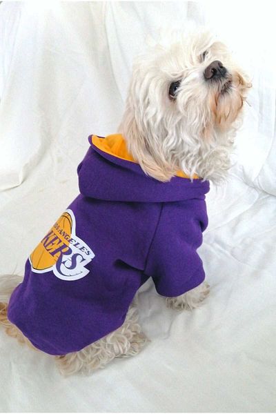 PATİBÖR Hooded Purple Basketball Dog Apparel Sweatshirt