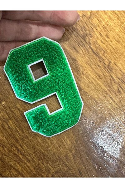 Gönülden Tasarım GREEN PUNCH ȚESUT 9 FIGURI 6 FIGURI APLICATĂ CUSUTĂ ARMĂ 7X4 CM