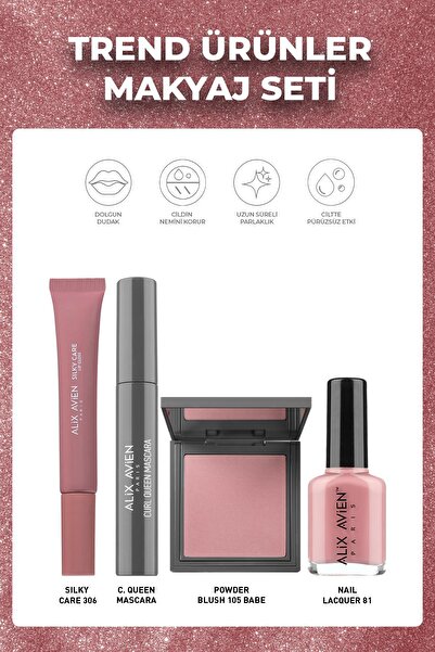 Alix Avien Yoğun Pigment Veren Uzun Süre Kalıcı Dolgunlaştırıcı, Nemlendirici...