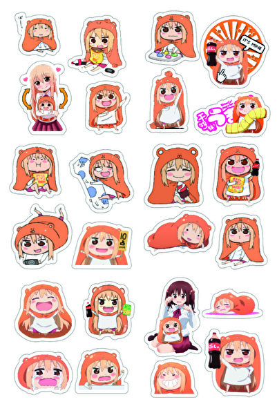 nihonwosekai Set de mini autocolante Umaru Chan Anime