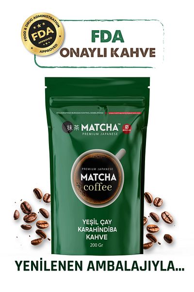 Bilge İlaç Matcha Premium Japanese Coffee with Green Tea and Blackinds