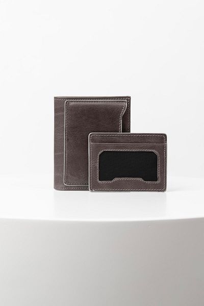 BAYDERİ Midos Genuine Leather Men's Wallet with Extra Card Holder