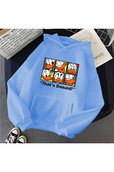 by joker Unisex Λευκό φούτερ Donald με στάμπα