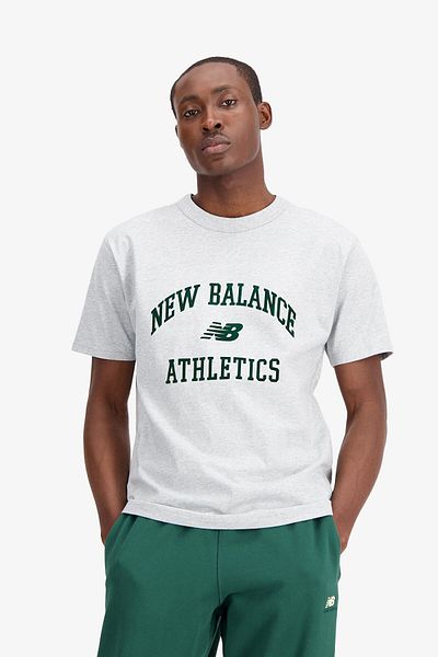 New Balance 1402 Men's Gray T-Shirt (Mnt1402-Ag)