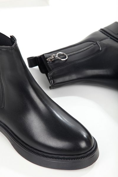 FRAPAN SOULYE cizme de dama cu fermoar negru elastic blana gata talpa confortabila pantofi noi pentru tineret