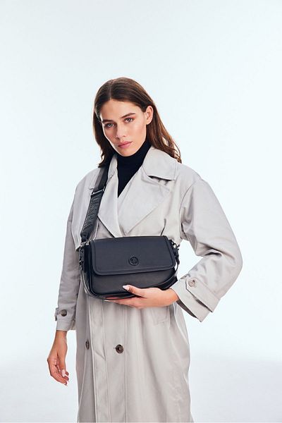 U.S. Polo Assn. Us24553 Geantă de umăr pentru femei model neagră