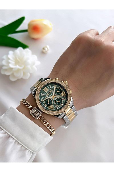Dice Kayek Inner Functions Active Steel Band Steel Case 5 Atm Women's Wristwatch+Bracelet Ag1347.05