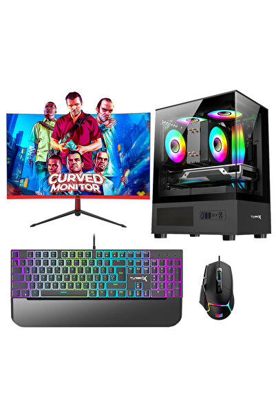 TURBOX Tx5993 Ryzen 7 5700X 32GB 1TB NVMe 12GB RTX3060 23.6 165Hz Curved Oyun...