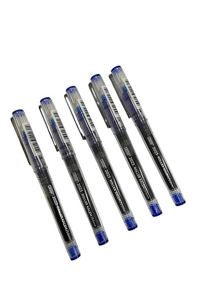Cassa 0.5 mm Needle Tip Rollerball Pen Blue (5 Pieces)