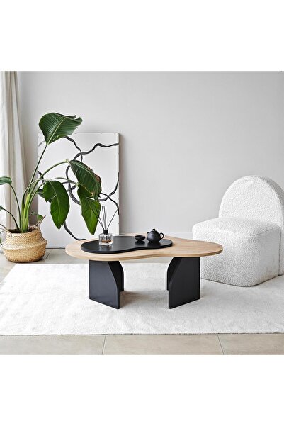 NEOstill - Melted Sehpa / Safir Meşe&Siyah Ayak