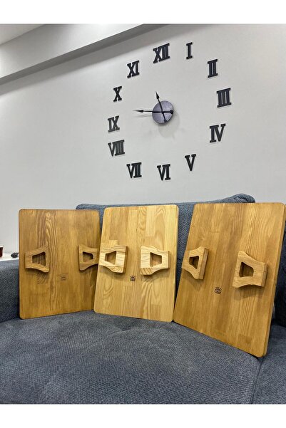 Geef Wood Art Ahşap Ayarlanabilir Koltuk Tepsisi