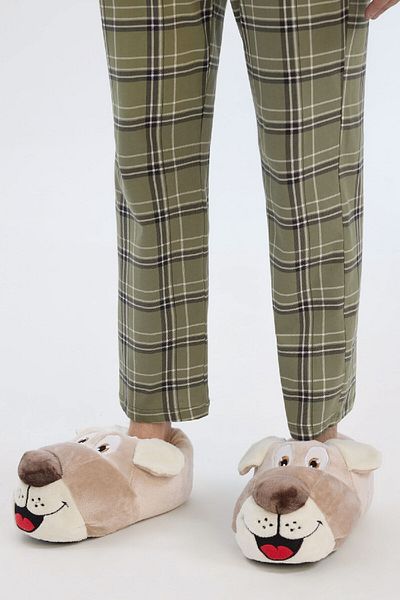 DeFacto Ανδρική επίπεδη σόλα Slip On Panduf D3086ax24wn