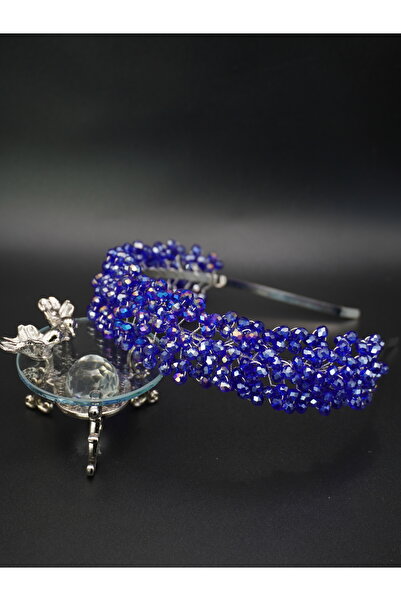 gelinmz Πολύχρωμο και λευκό κρύσταλλο νυφικό στέμμα - κομψό και κομψό σχέδιο