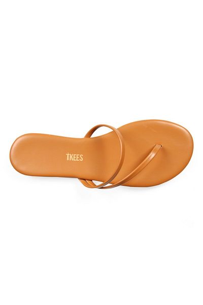 Tkees Flip-flops de zi cu zi eleganti, bronzat, cu o singură bandă