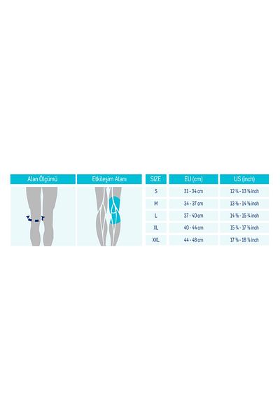 Aurafix Anatomical Knee Pad 109 - Front Cross Tie Supported