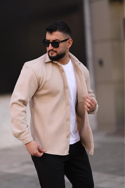 Klothy Men's Regular Fit Winter Stretch Shirt