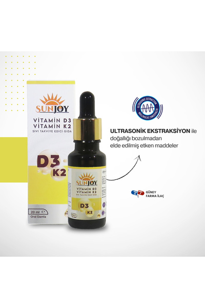 SUNJOY D3K2 Vitamin Takviyesi