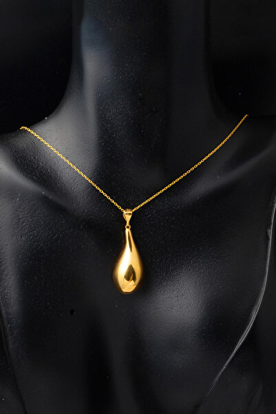 Bilezikci Su Damlası Kolye Küpeli 22 Ayar Spor Set