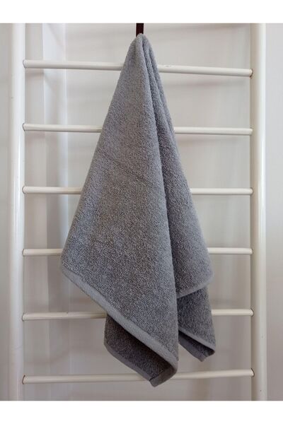 Melis Home Сірий бавовняний рушник для ванної кімнати - 5 штук, 90x150, 580 г.